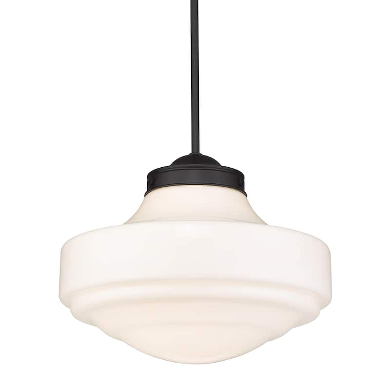 Ingalls Large Pendant - 16"x12.75" - 16"x12.75" - Matte Black