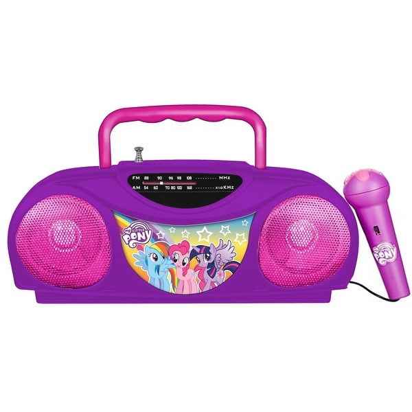 My Little Pony Portable Radio and Karaoke System with Microphone. Opens flyout.