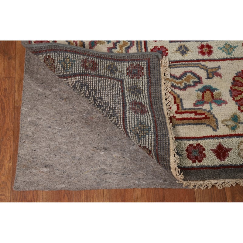 Hand Knotted Oriental 100% Wool Carpet Transitional All-Over Greys & Charcoal Oushak Area Rug - 10' 1'' X 8' 2''