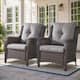 Option Brown Wicker / Grey Cusion