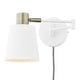 preview thumbnail 3 of 25, Light Society Alexi Plug-In Wall Sconce White
