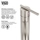 preview thumbnail 9 of 12, VIGO Giovanni 17"L x 17"W Glass Vessel Sink and Seville 13"H Faucet Set