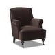 preview thumbnail 3 of 30, Eloise 30" Transitional Velvet Pleated Sock Arm Accent Chair