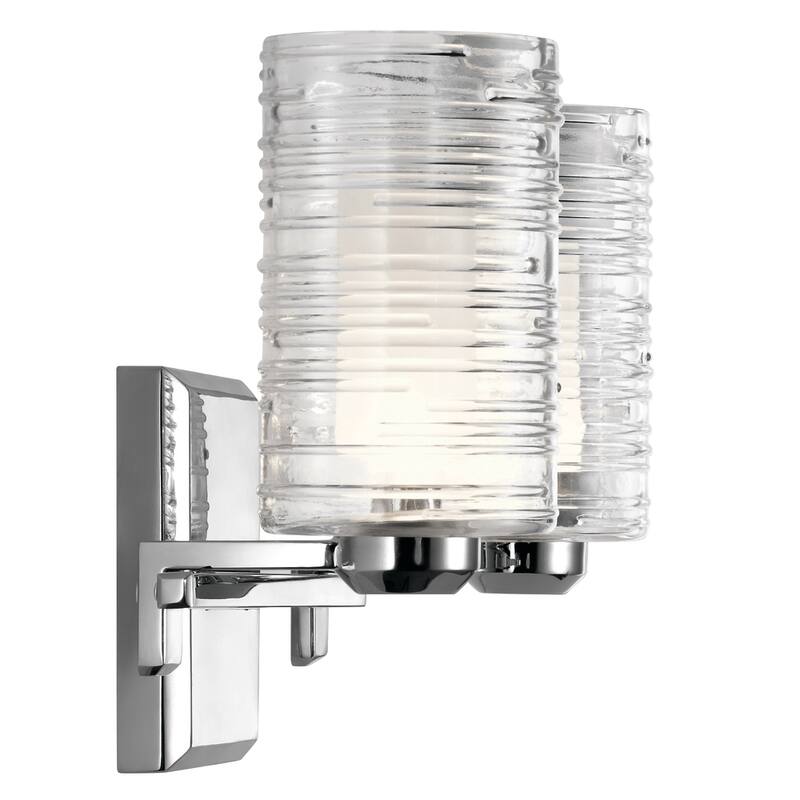 Kichler Giarosa 15 Inch 2 Light Vanity Light in Chrome