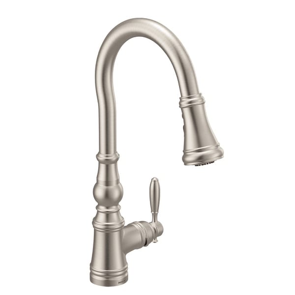 Moen Weymouth 1.5 GPM Single Hole Pull Down Kitchen Faucet Moen Weymouth 1.5 GPM Single Hole Pull Down Kitchen Faucet