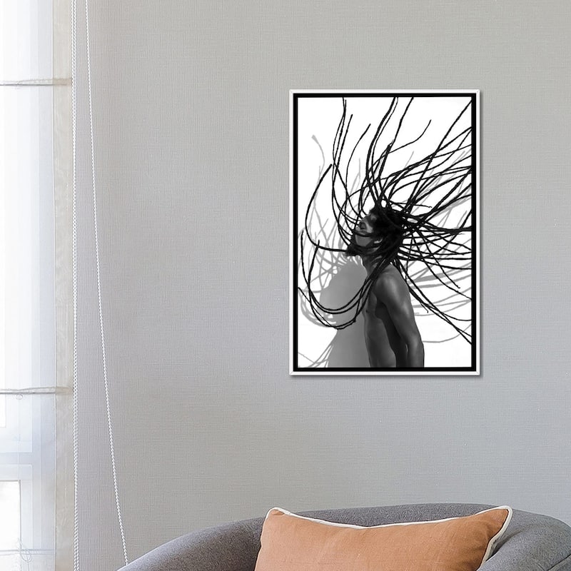 iCanvas "Locs" by Gregory Prescott Framed Canvas Print