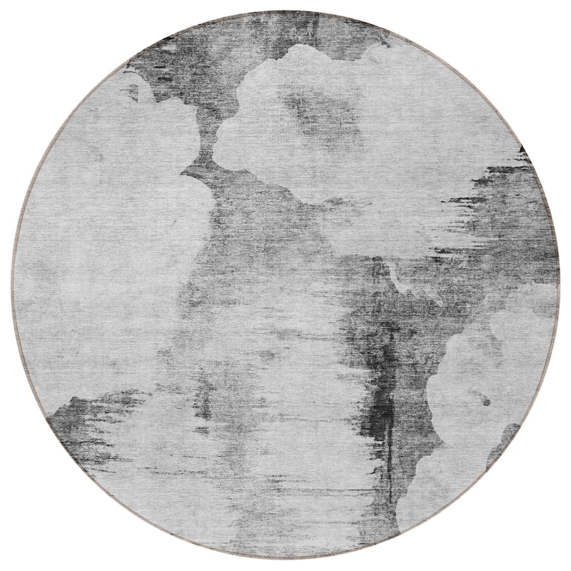 HomeRoots Abstract Transitional Rectangle Outdoor Rug