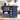 Kitchen Island Cart with Storage Cabinet,Blue