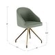 preview thumbnail 46 of 75, Martha Stewart Upholstered Stationary Swivel Home Office Chair