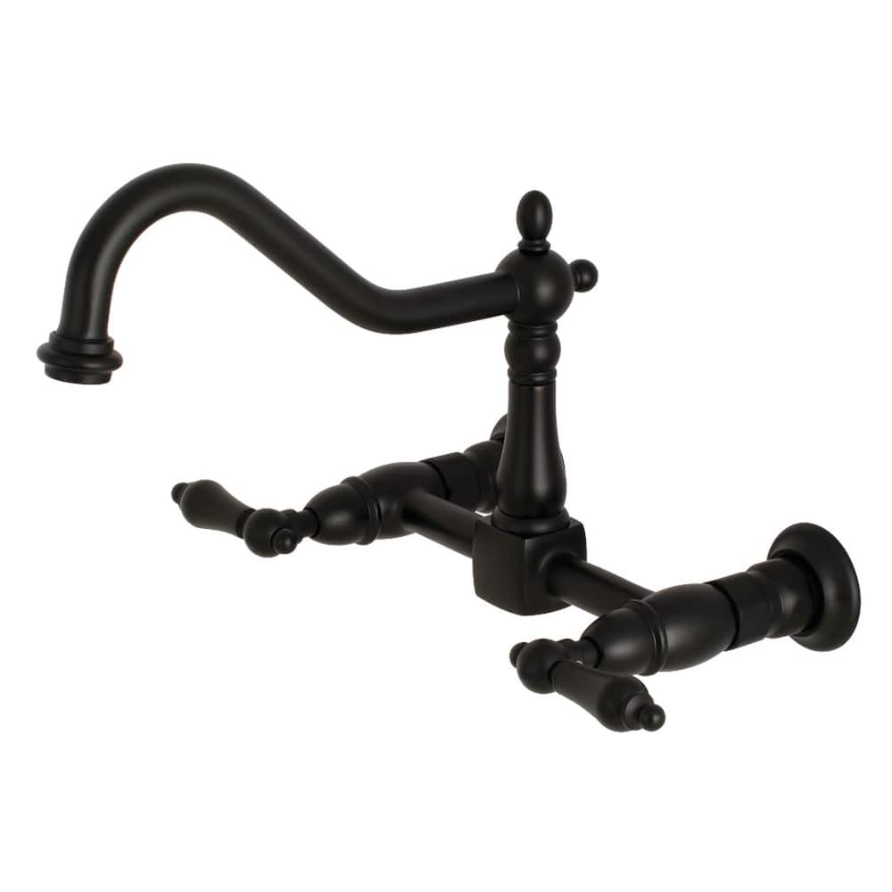 Heritage Two-Handle Wall Mount Kitchen Faucet