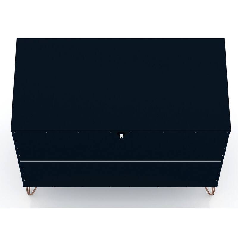 Manhattan Comfort Rockefeller 3-Drawer Dresser (Set of 2)