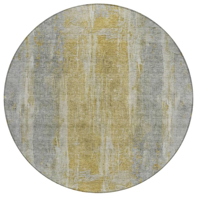 Machine Washable Indoor/ Outdoor Vintage Ombre Chantille Rug