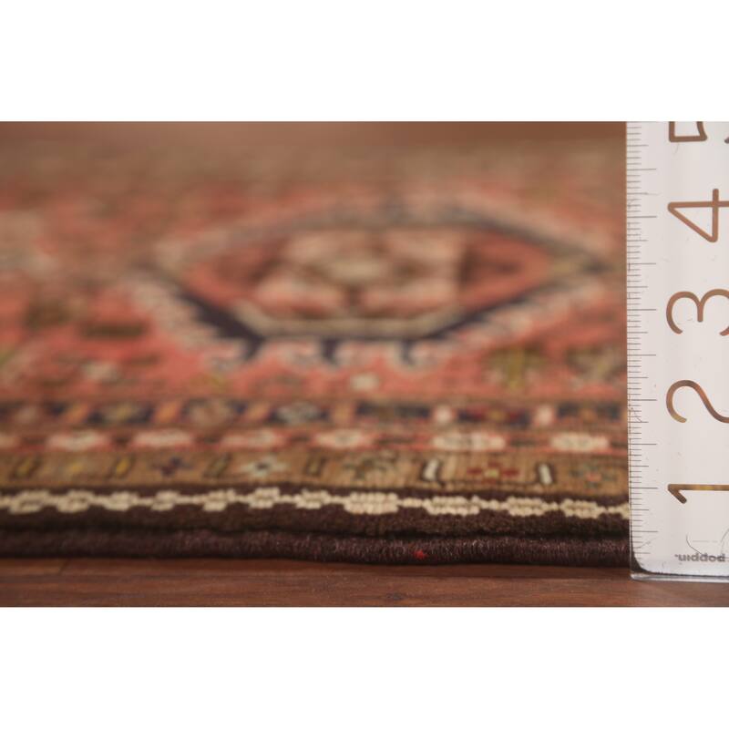 Tribal / Geometric Gharajeh Persian Runner Rug Handmade Wool Carpet - 2'5" x 9'6"