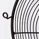 preview thumbnail 17 of 18, Black Metal Handmade Plate Home Wall Decor with Intricate Pattern