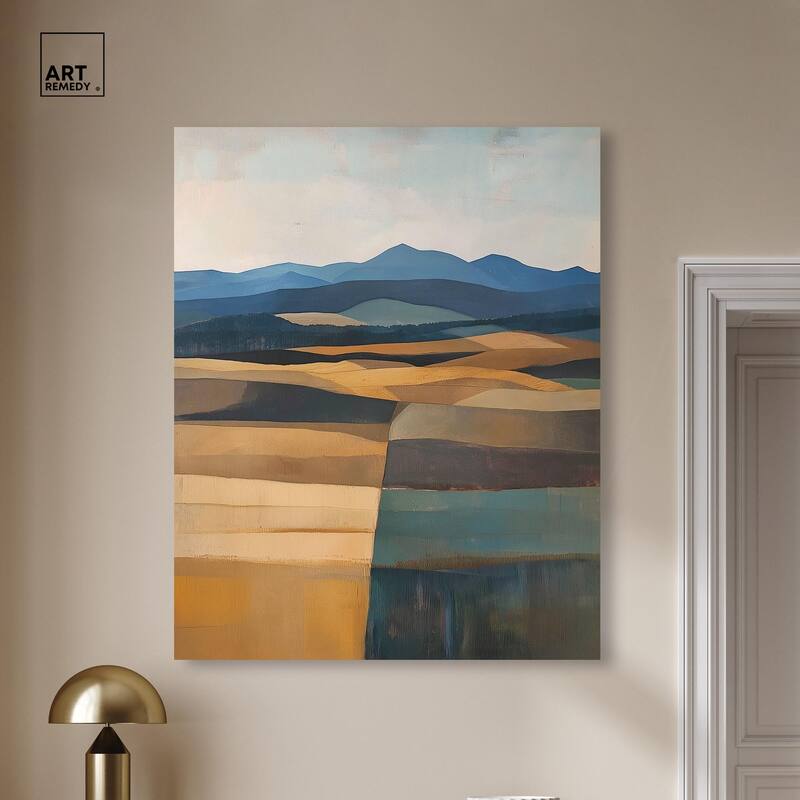 Clash of Shades Canvas by Art Remedy, Gallery Wrapped