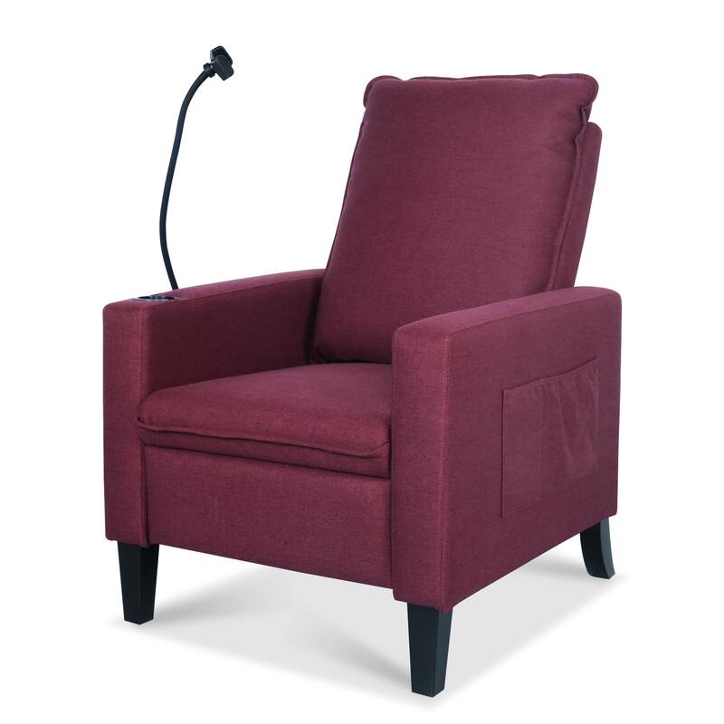 Recliner Chairs for Adults,Adjustable Recliner Sofa with Mobile Phone Holder & Cup Holder