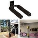 preview thumbnail 1 of 2, Paddle Storage Wall Rack Kayak Paddle Storage Rack Wall Mount Paddle Holder Organizer Paddle Accessorie Black