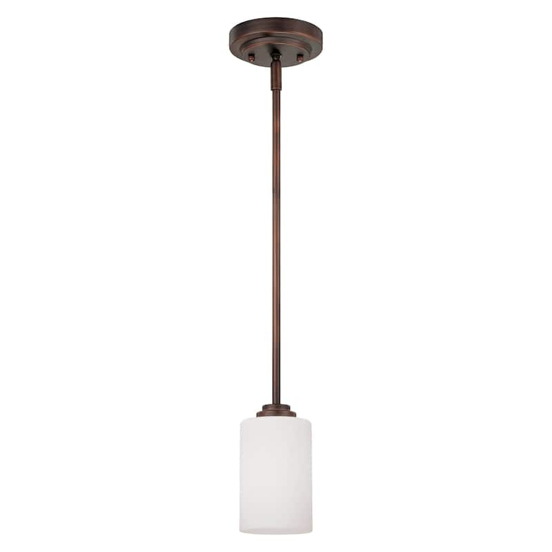 Millennium Lighting Bristo 1 Light Pendant Fixture in Multiple Finishes - Rubbed Bronze