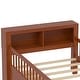 preview thumbnail 52 of 74, Safe Kids Bed Platform Bed Twin Size Wood Bed Frame with Storage Headboard and 2 Drawers Under, 3-Side Guardrails for Boys Girls