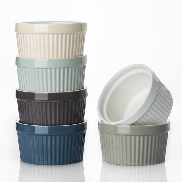 DOWAN 8 oz. Ceramic Round Ramekin. Opens flyout.