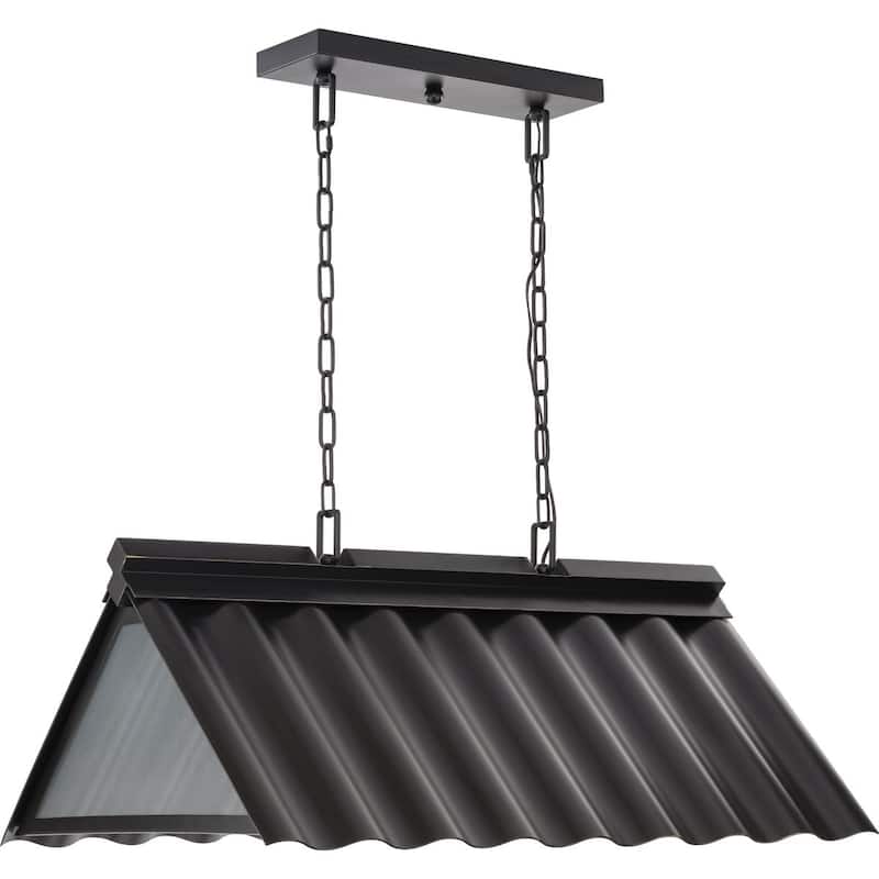 POINT DUME® Edgecliff Oil Rubbed Bronze Outdoor Hanging Pendant - 33.13 in x 22.75 in x 14.5 in - 33.13 in x 22.75 in x 14.5 in