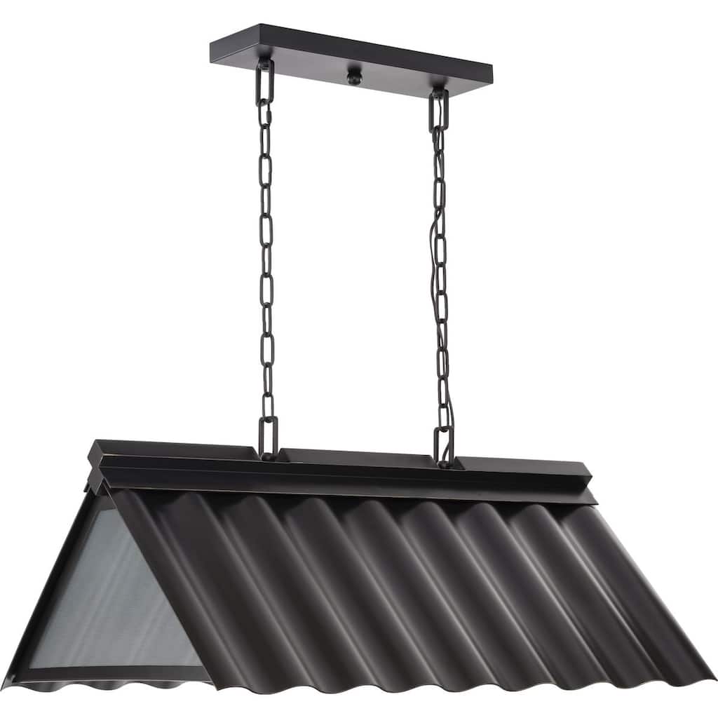 POINT DUME® Edgecliff Oil Rubbed Bronze Outdoor Hanging Pendant - 33.13 in x 22.75 in x 14.5 in