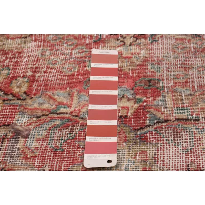 ECARPETGALLERY Hand-knotted Antalya Vintage Red Wool Rug - 9'6 x 12'6
