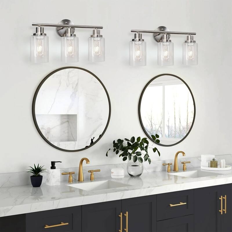 Modern Bathroom Light Fixtures, 3 Light Vanity Lights