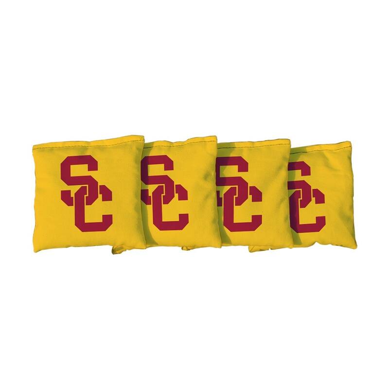 USC Trojans Yellow Cornhole Bags - All-Weather Resin Filled