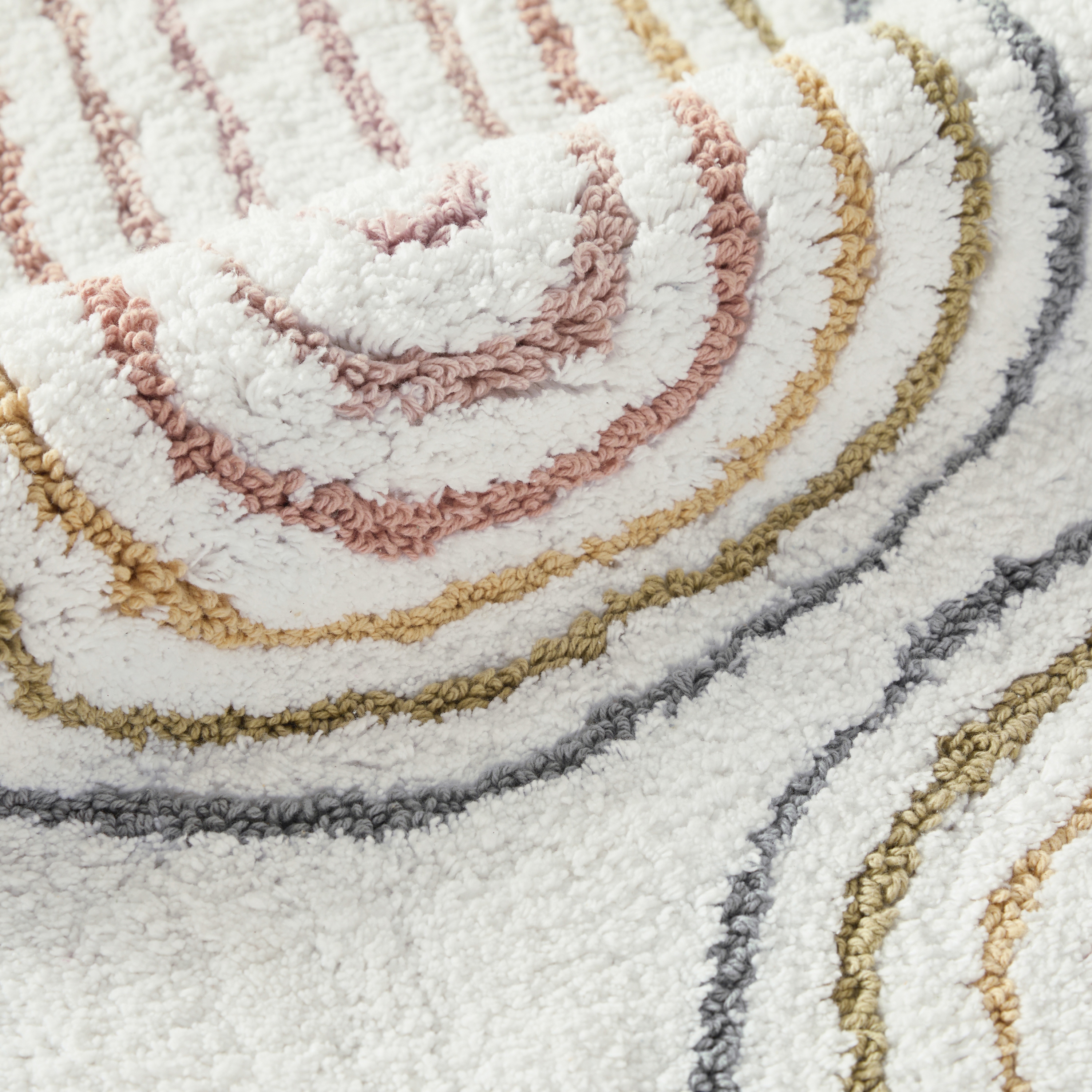 Becky Cameron 100% Cotton Modern Patterned Bath Mat