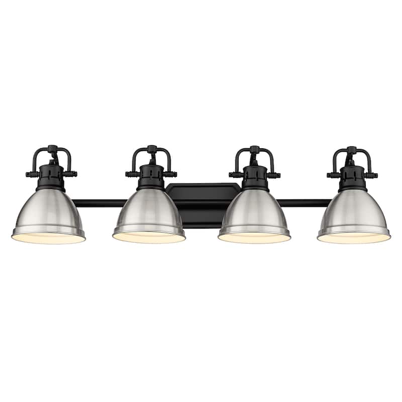 Golden Lighting 3602-BA4 PW Duncan 4 Light 34" Wide Vanity Light with
