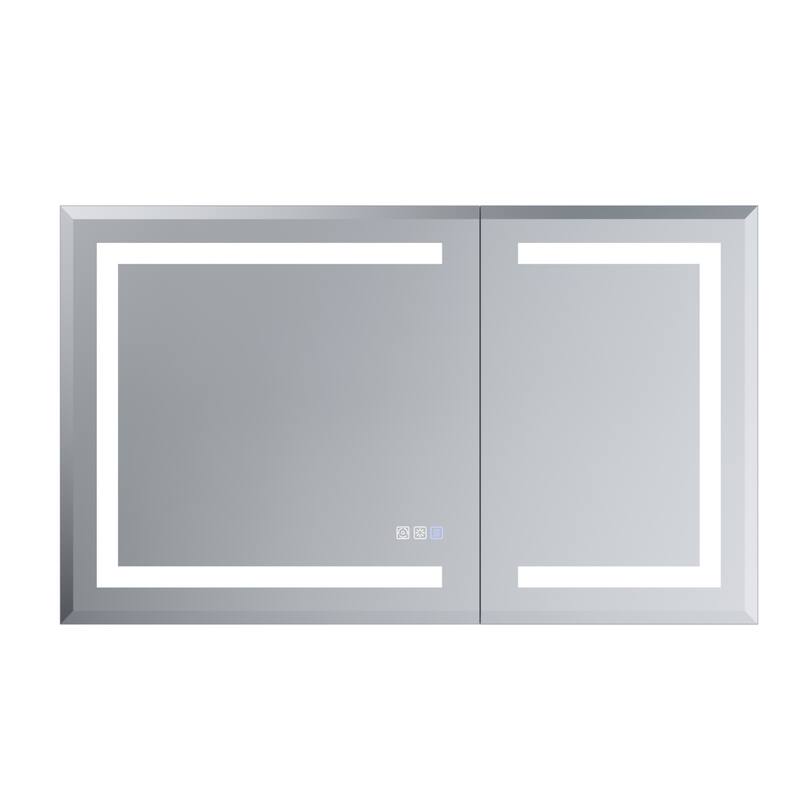 30-48'' W x 24'' H Surface or Recessed LED Bathroom Medicine Cabinet With Mirror,Defog & Quiet Hinges