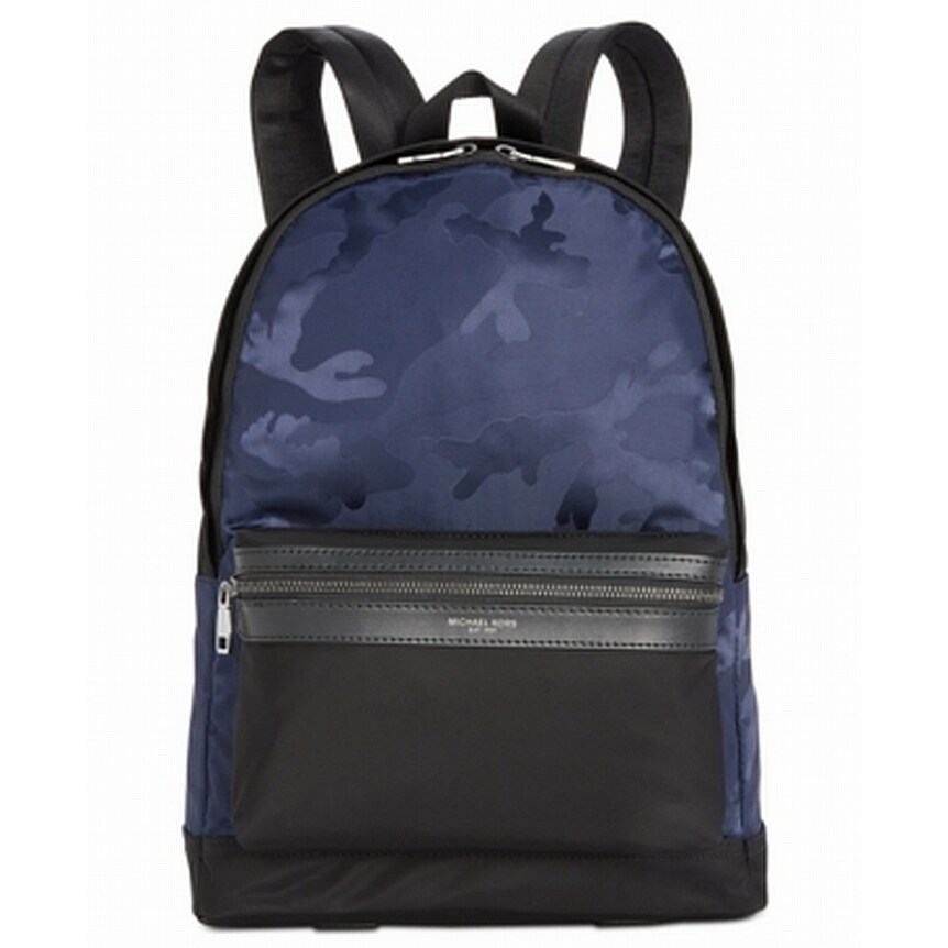 black zip backpack