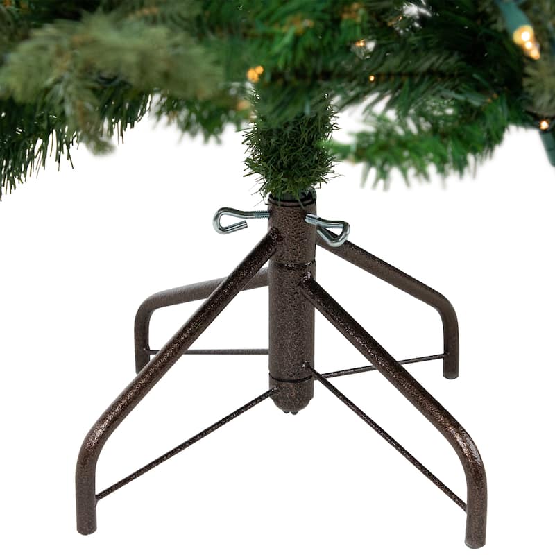 Real Touch™️Pre-Lit Mixed Noble Spruce Artificial Christmas Tree - 4.5' - Warm White - 4.5 Foot