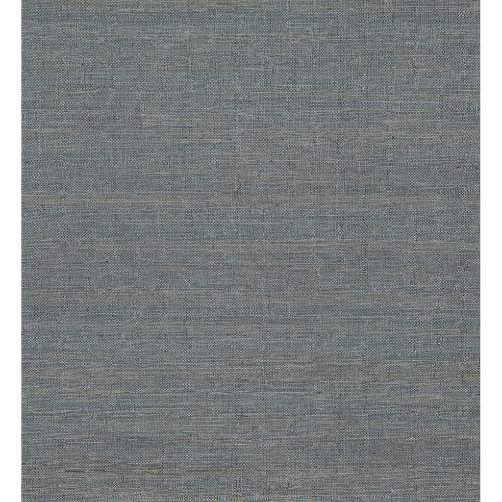 A-Street Prints Aiko Teal Sisal Grasscloth Wallpaper