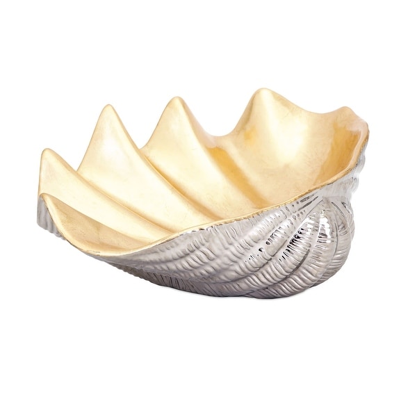 IMAX Home 14446 Geneva Ceramic Decorative Bowl - Gold