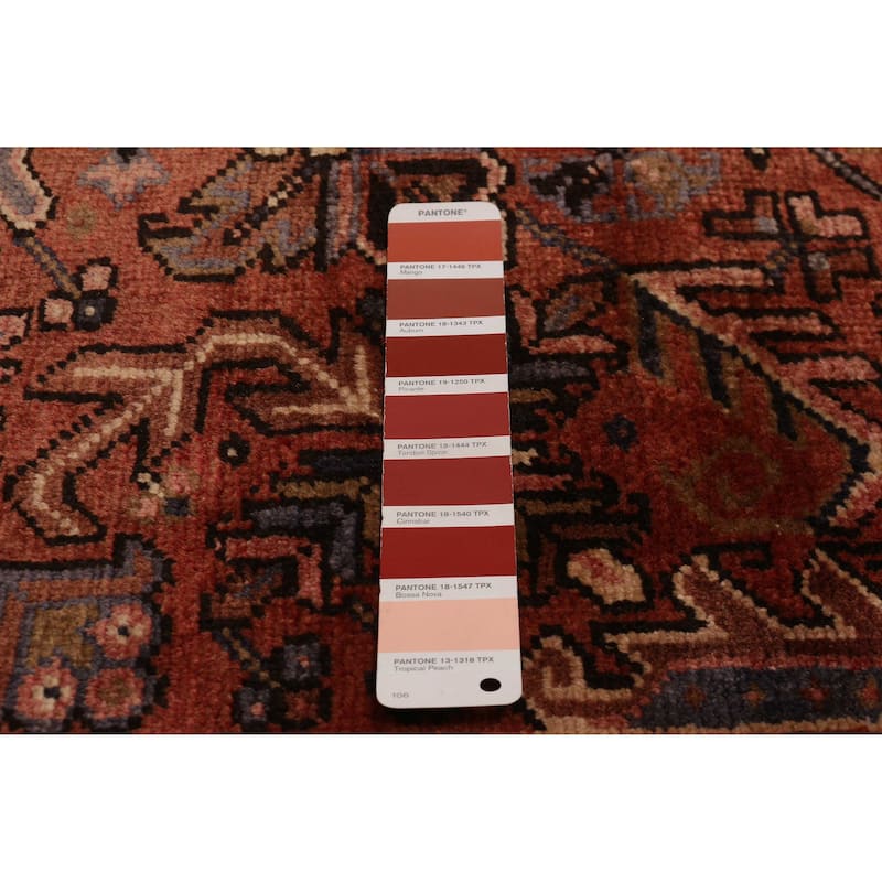 ECARPETGALLERY Hand-knotted Sarabi Red Wool Rug - 7'8 x 10'8