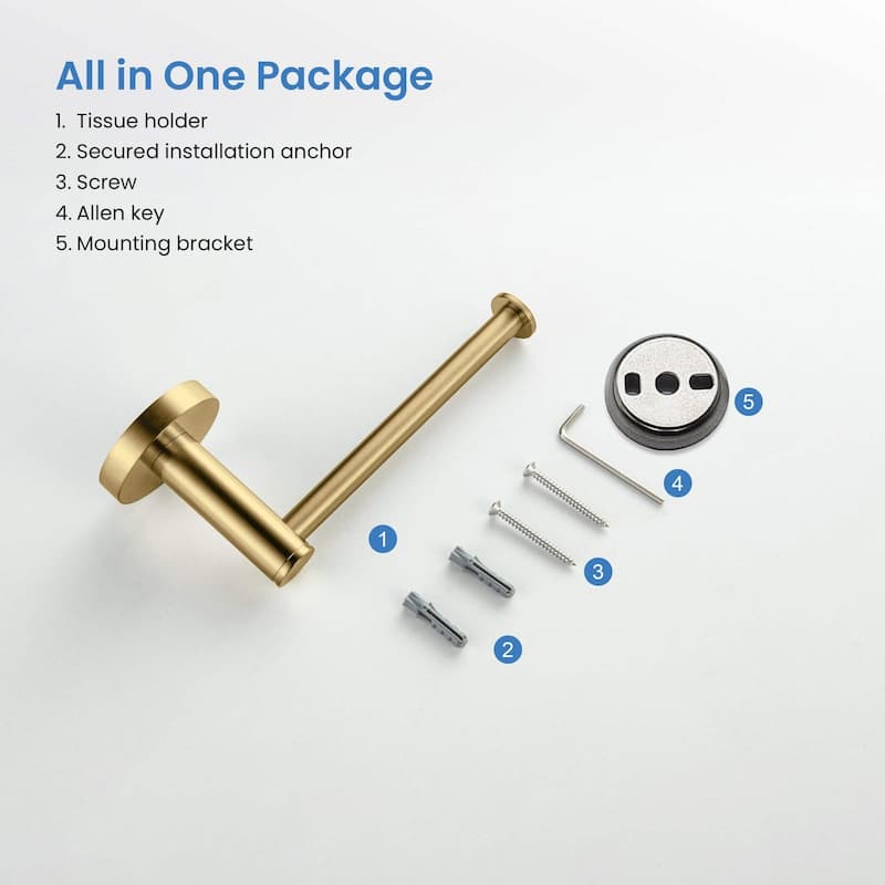 Circular Bathroom Toilet Paper Holder