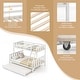 preview thumbnail 16 of 18, Costway Twin Over Full Bunk Bed with Trundle Ladder Safety Guardrails - See Details