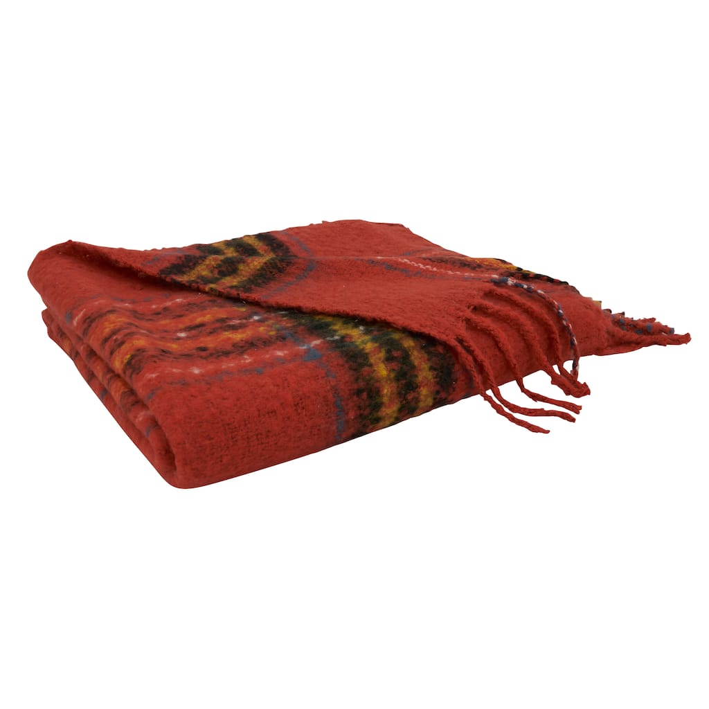 Plaid Design Throw