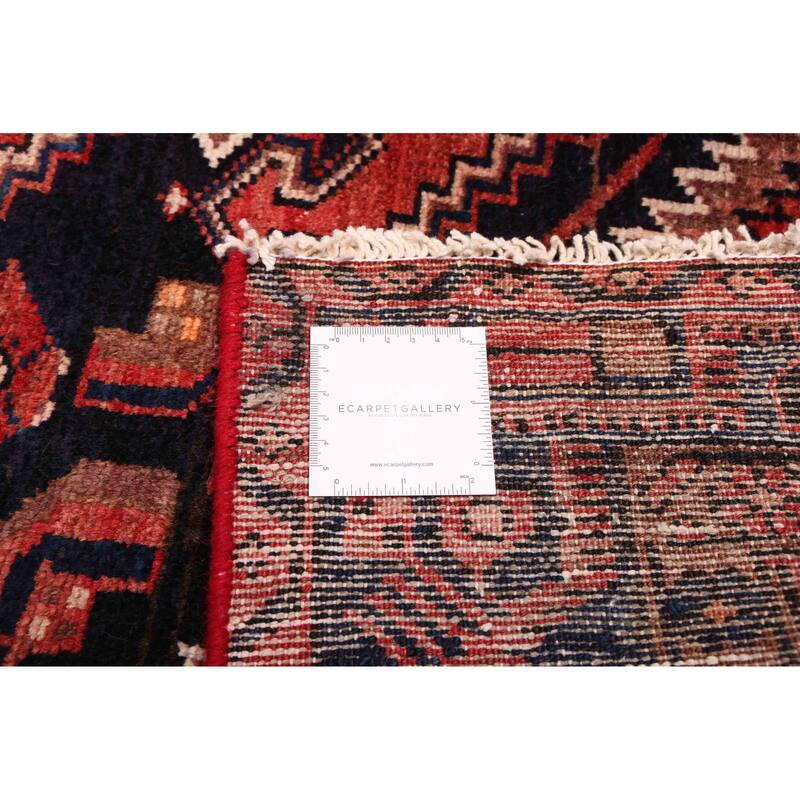 ECARPETGALLERY Hand-knotted Andelz Red Wool Rug - 4'2 x 6'11