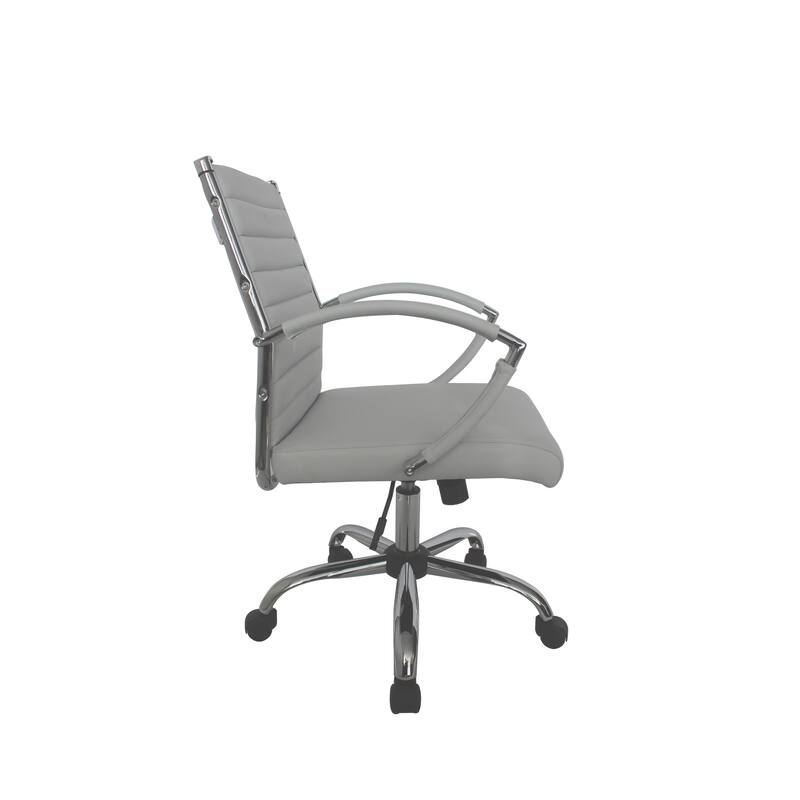 Corrigan Modern Tufted Deep Seat Faux Leather Office Chair by Furniture of America