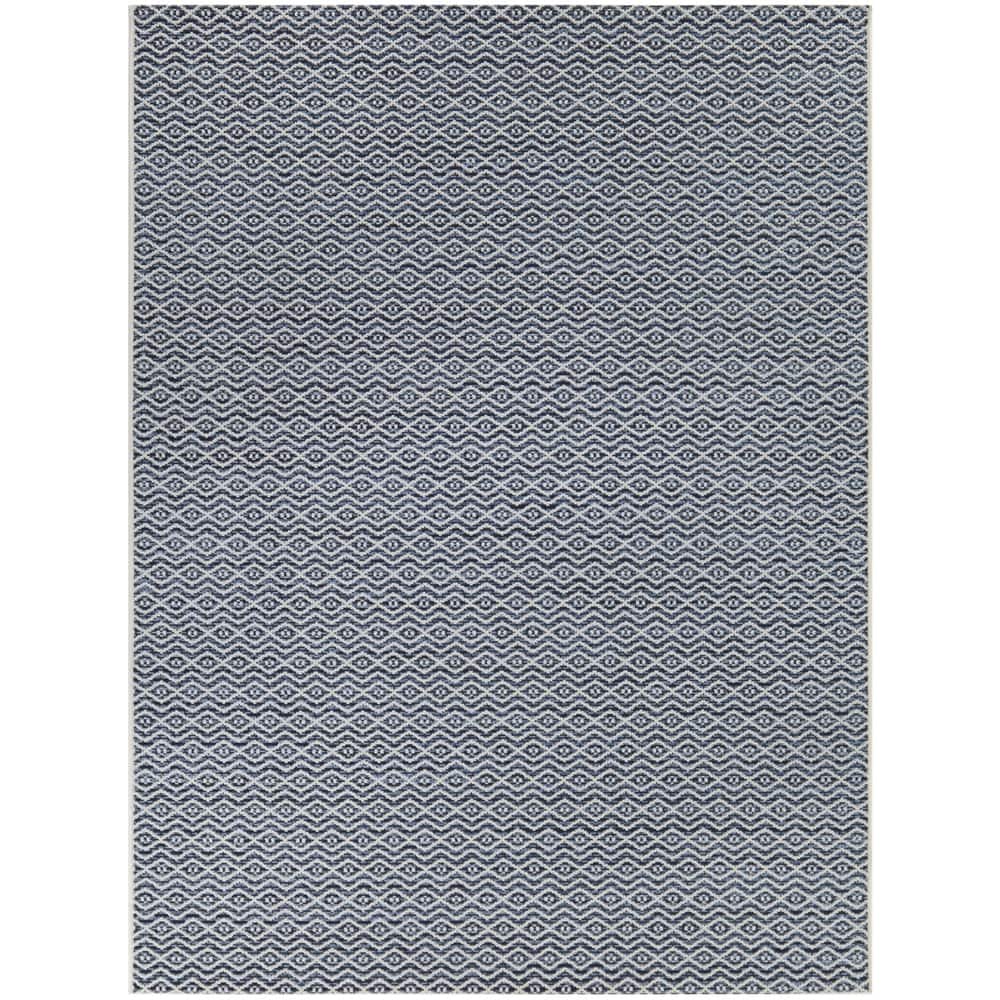 Calista Transitional Diamond Indoor/Outdoor Area Rug