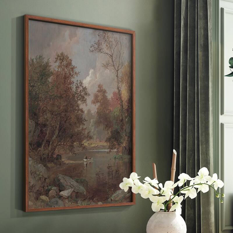 Vintage Landscape XXXVII -Framed Print