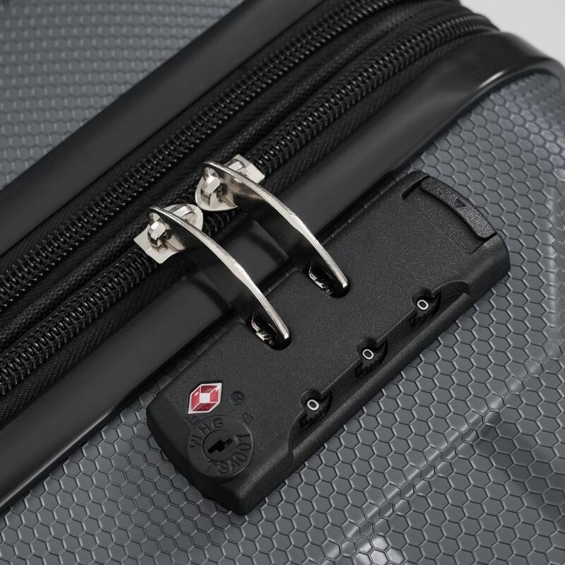 20" ABS Hardshell Carry on Luggage, Durable Expandable Travel Suitcase with Spinner Wheels and TSA Lock, for Both Men and Women