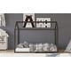 preview thumbnail 1 of 9, Perry Twin Solid Wood Canopy Bed Taupe