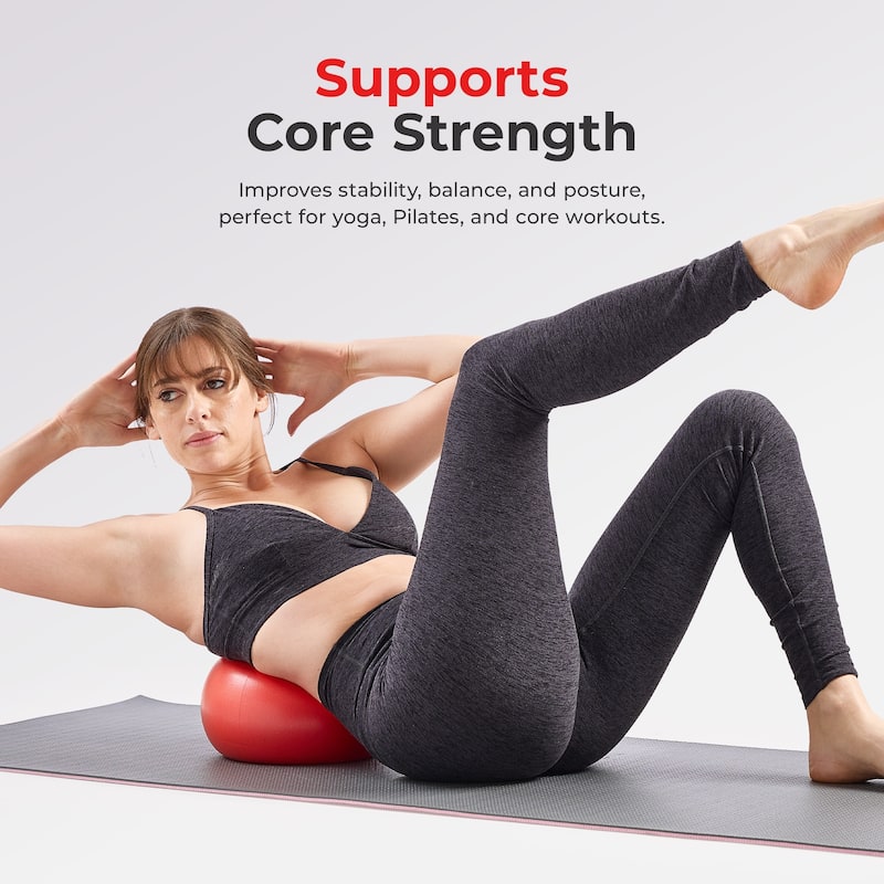 Sunny Health & Fitness Premium Pilates Ball 9" - SF-EB01-RD