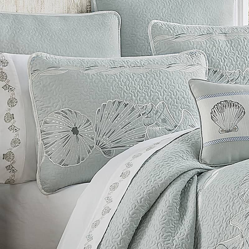 Royal Court Water's Edge Coastal Quilt Set - Twin - Twin XL
