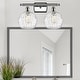 preview thumbnail 30 of 28, Innovations Lighting Athens Water Glass 2 Light 18" Bath Vanity Light