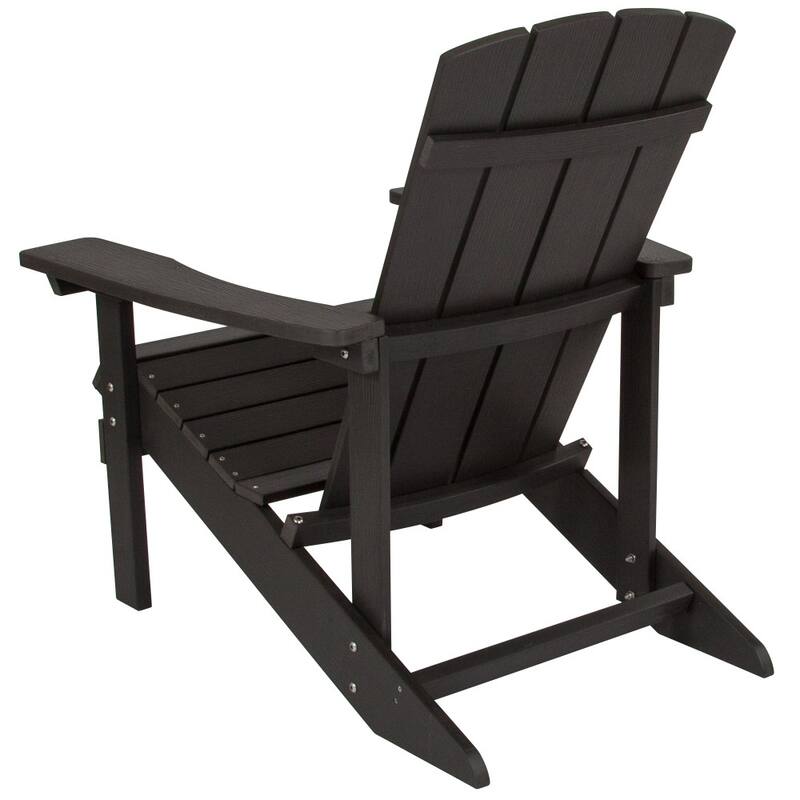 Outdoor All-Weather Poly Resin Wood Adirondack Chair